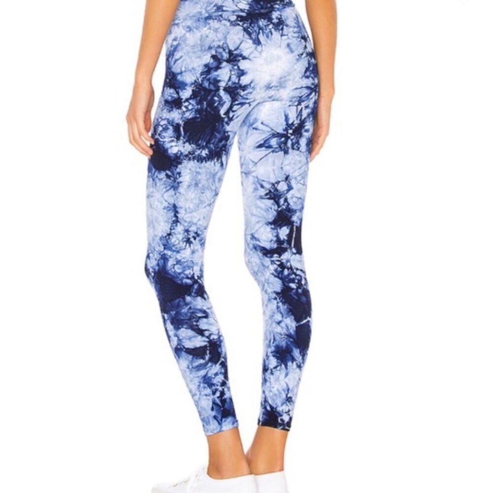 Electric & rose tie dye leggings
